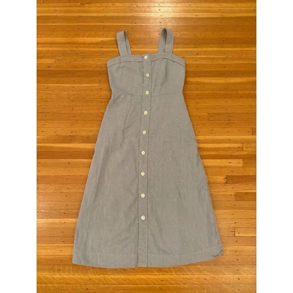 Everlane The Cotton Weave Picnic Tank Dress
